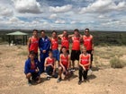Los Lunas Tigers Boys Varsity Cross Country Fall 18-19 team photo.