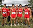 Roswell Coyotes Boys Varsity Cross Country Fall 18-19 team photo.
