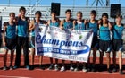 Organ Mountain Knights Boys Varsity Cross Country Fall 18-19 team photo.