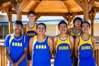 Cuba Rams Boys Varsity Cross Country Fall 18-19 team photo.