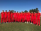 Centennial Hawks Boys Varsity Cross Country Fall 18-19 team photo.