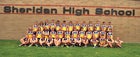 Sheridan Broncs Boys Varsity Cross Country Fall 18-19 team photo.