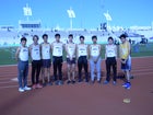 Cibola Cougars Boys Varsity Cross Country Fall 18-19 team photo.