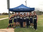 Calvary Chapel Eagles Boys Varsity Cross Country Fall 18-19 team photo.