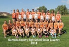 Natrona County Mustangs Boys Varsity Cross Country Fall 18-19 team photo.