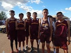 Tohatchi Cougars Boys Varsity Cross Country Fall 18-19 team photo.