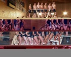 Piedra Vista Panthers Boys Varsity Swimming Winter 13-14 team photo.