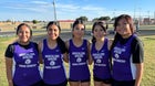 Mescalero Apache Chiefs Girls Varsity Cross Country Fall 23-24 team photo.