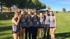 Aztec Tigers Girls Varsity Cross Country Fall 23-24 team photo.