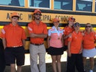 Aztec Tigers Girls Varsity Golf Spring 15-16 team photo.