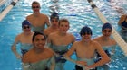 Las Cruces Bulldawgs Boys Varsity Swimming Winter 22-23 team photo.