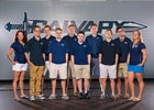 Calvary Christian Warriors Boys Varsity Swimming Fall 17-18 team photo.
