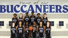 Brazoswood Buccaneers Boys Varsity Basketball Winter 16-17 team photo.