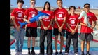 Central Bobcats Boys Varsity Swimming Fall 24-25 team photo.