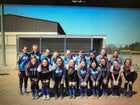 Cotter Warriors Girls Varsity Softball Spring 17-18 team photo.