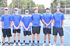 West Memphis Blue Devils Boys Varsity Tennis Fall 16-17 team photo.