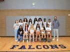 DSST: Cedar Falcons Girls Varsity Basketball Winter 23-24 team photo.