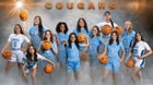 Norco Cougars Girls Varsity Basketball Winter 23-24 team photo.