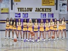 Denham Springs Yellowjackets Girls Varsity Basketball Winter 23-24 team photo.
