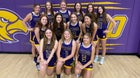 Trego Golden Eagles Girls Varsity Basketball Winter 23-24 team photo.