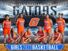 Palm Beach Gardens Gators Girls Varsity Basketball Winter 23-24 team photo.