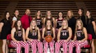 Rushville Lions Girls Varsity Basketball Winter 23-24 team photo.