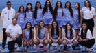 Pueblo Warriors Girls Varsity Basketball Winter 23-24 team photo.