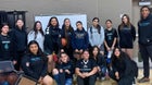 Bayfront Charter Sharks Girls Varsity Basketball Winter 23-24 team photo.