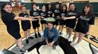 Steinmetz College Prep Streaks Girls Varsity Badminton Spring 23-24 team photo.