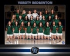 Clovis East Timberwolves Girls Varsity Badminton Spring 23-24 team photo.