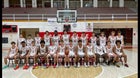 Pottsville Crimson Tide Boys Varsity Basketball Winter 23-24 team photo.