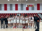 Bowie Bulldogs Boys Varsity Basketball Winter 23-24 team photo.