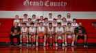 Grand County Red Devils Boys Varsity Basketball Winter 23-24 team photo.