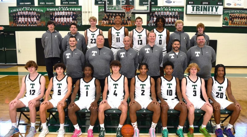 Trinity high school store basketball roster