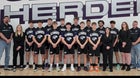 Glenrock Herders Boys Varsity Basketball Winter 23-24 team photo.