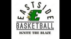 Eastside Blazers Boys Varsity Basketball Winter 23-24 team photo.