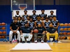 Inlet Grove Hurricanes Boys Varsity Basketball Winter 23-24 team photo.