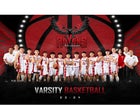 Rio Grande Ravens Boys Varsity Basketball Winter 23-24 team photo.