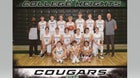 College Heights Christian Cougars Boys Varsity Basketball Winter 23-24 team photo.