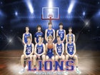 Kansas City East Christian Academy Lions Boys Varsity Basketball Winter 23-24 team photo.