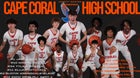 Cape Coral Seahawks Boys Varsity Basketball Winter 23-24 team photo.