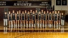 Lone Peak Knights Boys Varsity Basketball Winter 23-24 team photo.