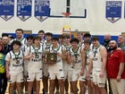 John F. Kennedy Catholic Eagles Boys Varsity Basketball Winter 23-24 team photo.