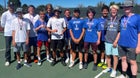 Longmont Trojans Boys Varsity Tennis Fall 23-24 team photo.