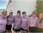 Estancia Eagles Girls Varsity Golf Fall 19-20 team photo.