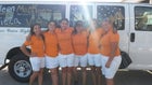 Wasco Tigers Girls Varsity Golf Fall 15-16 team photo.