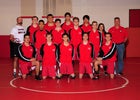 Albuquerque Academy Chargers Boys Varsity Wrestling Winter 15-16 team photo.