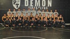 Perkins-Tryon Demons Boys Varsity Wrestling Winter 15-16 team photo.