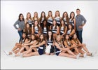 La Cueva Bears Co-ed JV Cheer Winter 15-16 team photo.