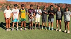 Jemez Valley Warrior Boys Varsity Cross Country Fall 25-26 team photo.